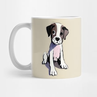 Cute puppy posing Mug